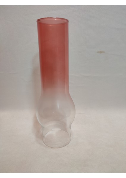 Avize Lamba Camı Şeffaf - Gül Kurusu Renkli (Alt Çap:7.00cm-h:25.00cm)