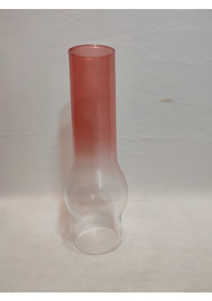 Avize Lamba Camı Şeffaf - Gül Kurusu Renkli (Alt Çap:7.00cm-h:25.00cm)