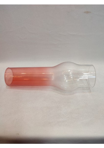 Avize Lamba Camı Şeffaf - Gül Kurusu Renkli (Alt Çap:7.00cm-h:25.00cm)