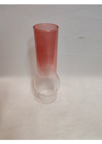 Avize Lamba Camı Şeffaf - Gül Kurusu Renkli (Alt Çap:7.00cm-h:25.00cm)
