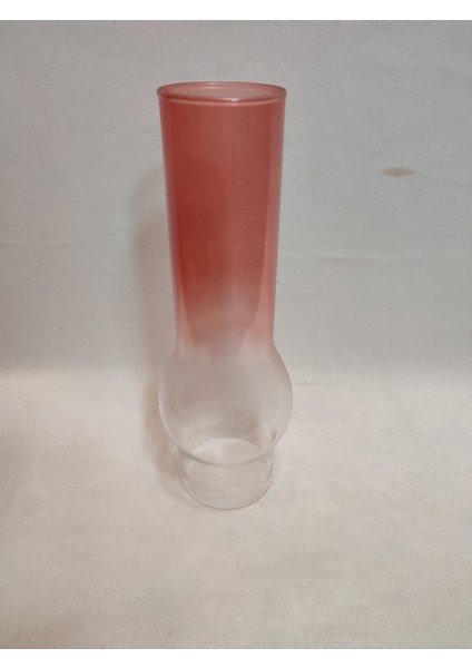 Avize Lamba Camı Şeffaf - Gül Kurusu Renkli (Alt Çap:7.00cm-h:25.00cm)