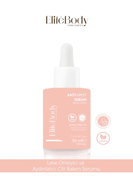 Anti-Spot Leke Önleyici Ve Aydınlatıcı Cilt Bakım Serumu