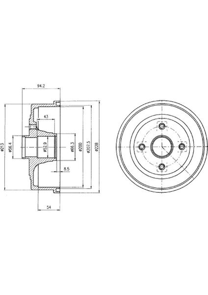 Arka Fren Kampana Corsa C 01 11 Abs Li 9196290-418001