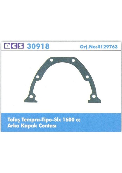 Eksantrık Arka Kapak Contası Dogan Slx Tempra Tıpo 1.6