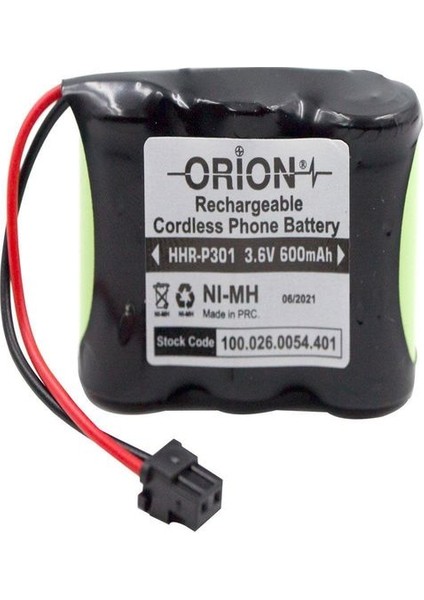 HHR-P301 3.6V 600MAH Telsiz Telefon Pili - Erpilsan modelleri