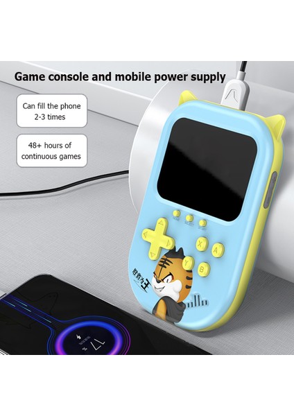 Sevimli Taşınabilir 3,5 Inc Ekranlı 2oyunculu 500 Adet Oyunlu Akıllı Eğitici Hediyelik Oyun Konsolu fiyatları