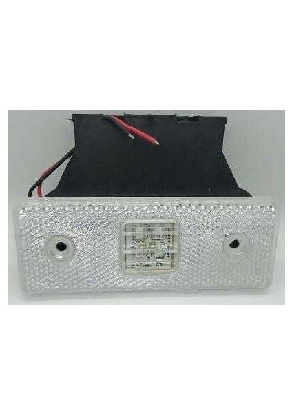 24 Volt Ledli Sıde Marker Beyaz Braketli