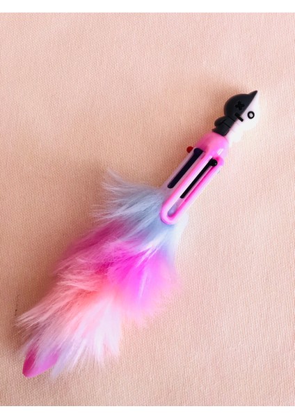 Kawaii Anime Manga Van Army Bts BTS21 BT21 Tüylü Peluş 6 Renkli Tükenmez Kalem