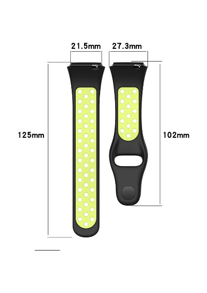 Xiaomi Redmi Watch 3 Active 1.83 Inch Için Uyumlu Delikli Silikon Kordon KAYIŞ-KY89 fiyatları