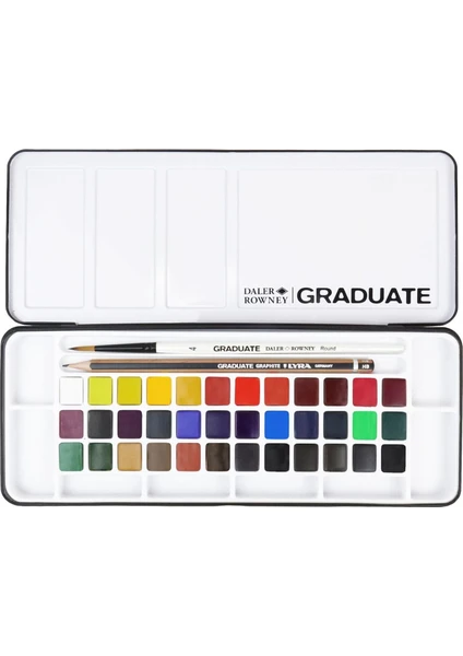 Daler Rowney Daler-Rowney Graduate Suluboya Seti 36 Renk - Yeni