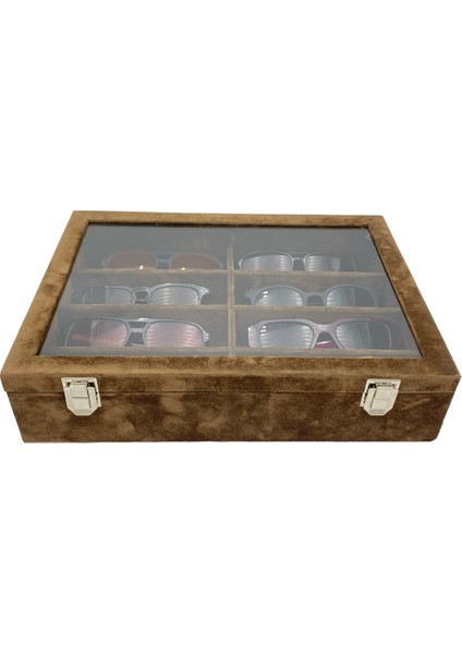 8'li Alkantara KahveGözlük Kutusu modelleri