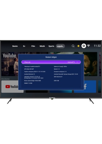 Revo 42" 106 Ekran Uydu Alıcılı Full HD Android Smart LED TV