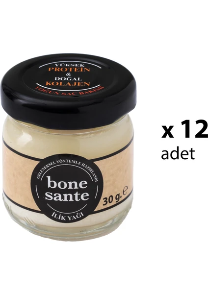 Bone Sante Saf Ilik Yağı (30G x 12 Adet)