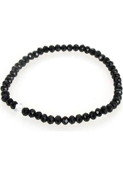 Siyah Temizle Miasol Renkli Yeni Geldi Stil Cam Kristal Boncuklu Halat Mesafe Bilezik Femme Kadınlar & Kızlar Için El Yapımı Wrap Bileklik (Yurt Dışından)