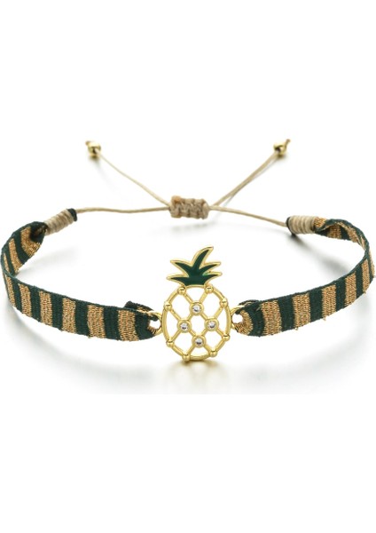 QQ338 Zmzy Ispanya Fransa Kadınlar Bohem Tarzı Kristal Kalp Bilezik Vintage Renkli El Halat Bilezik Dokuma Dokuma Bilezik Femme (Yurt Dışından) fırsatları