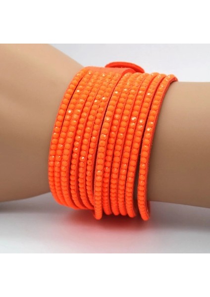 No.4 Boyutu 2021 Yeni Moda Düğün Takı Kristal Deri Bileklik Erkekler Kadınlar Için Trendy Mozaik Rhinestone Claarm Bilezikler. (Yurt Dışından)