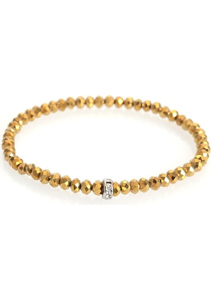 Altın Miasol Renkli Yeni Geldi Stil Cam Kristal Boncuklu Halat Mesafe Bilezik Femme Kadınlar & Kızlar Için El Yapımı Wrap Bileklik (Yurt Dışından)