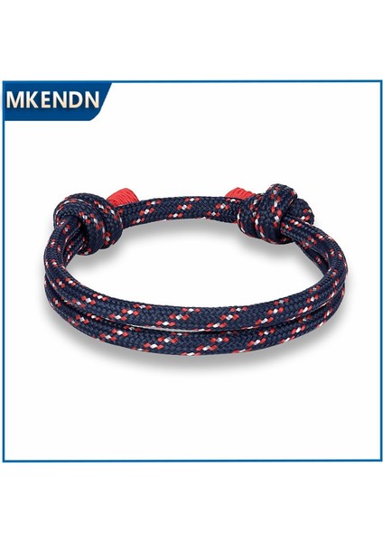 Gri Mkendn Yeni Varış Yüksek Li Örgülü Halat Çok Katmanlı Hayatta Kalma Bilezikler Erkekler Trendy Basit Renkli Erkek Örgü Halhal Kadınlar (Yurt Dışından) fiyatları