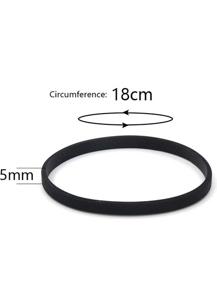 18CM Tarzı Boncuk Yeşili 5 Parça Fitness Karışık Renkli Kauçuk Silikon Bileklik Erkek Kadın Çocuk Bilezik Erkekler Için Karanlıkta Parlayan Hediye Takı (Yurt Dışından) modelleri