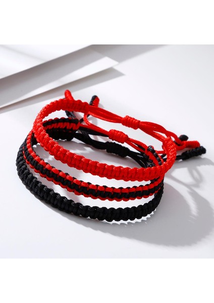 Yeşil Sarı Etnik Tibet Buda Dokuma Muska Renkli Bilezik ve Bilezik Kadın Erkek El Yapımı Halat Buda Charm Bilezik Arkadaş Hediye (Yurt Dışından)