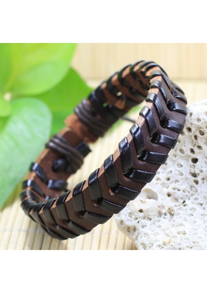 35 Numara 2 Adetlot Aşıklar Wrap Dokuma Moda El Yapımı Hakiki Deri Bilezikler Erkek Kadın Etnik Kabile Bilekliği Kadın Bilezik Erkek (Yurt Dışından)
