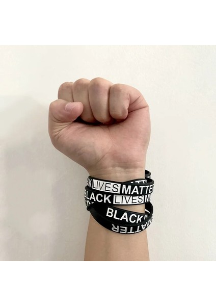 Tasarım 7 Somesoor Siyah Lives Matter Tasarım Silikon Bilezik Bileklik Kauçuk Melanin Irk Direnç Erkekler Kadınlar Için Güç Yumruk Bileklik Hediye (Yurt Dışından) fırsatları