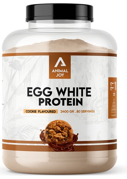 Animal Joy Egg White Protein Tozu Kurabiye Aromalı 2400 gr