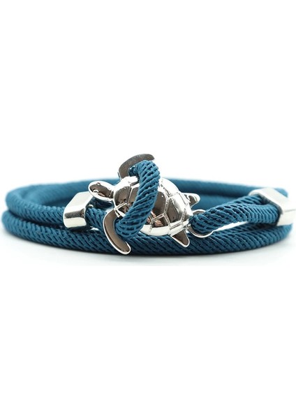 Gümüş Mavi Moda Erkekler Bilezik Yüksek Li Milan Iplik Braslet Kırmızı Hombre Için Yaratıcı Aldatılan Survival Braclet Hediye Onun Için Pulseira (Yurt Dışından)