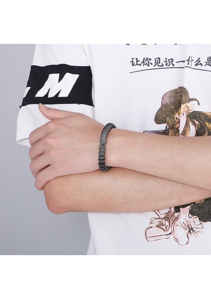 22CM Tarzı Bağbozumu Siyah Punk Hayvan Yılan Kafası Charm Bilezik Erkekler Paslanmaz Çelik Mat Viper Yılan Nimet Pulsera Bileklik Kuyumcu 2019 (Yurt Dışından) modelleri