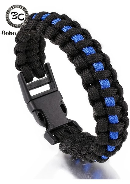 Sarı Açık Kamp Bilezikler Erkekler Acil Pulseras Plastik Toka Örgülü Kobra Acil Hayatta Kalma Halatı Paracord Bileklik Takı (Yurt Dışından)