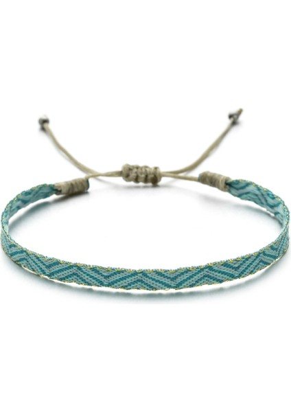 QQSL065 Zmzy Yeni El Yapımı Halat Bilezik Boho Kolombiyalı Wayuu Bilezik Şanslı Tibet Dize Bilezik ve Bilezikler Kadın Erkek Etnik Hediye Için (Yurt Dışından)