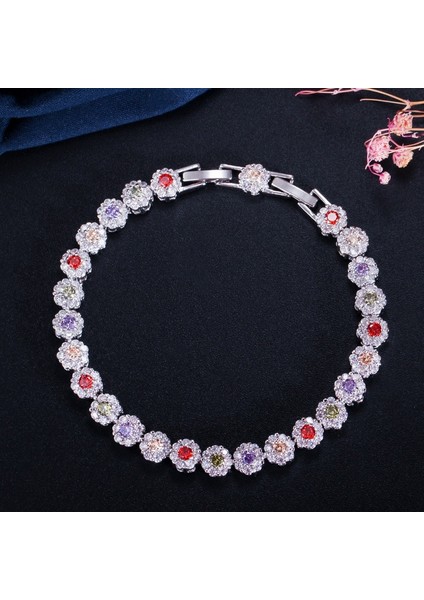 Yeşil Cwwzircons Klasik Mikro Açacağı Yuvarlak Kübik Zirkonya Taşlar Sarı Altın Renk Kadınlar Için Cz Tenis Bilezikler Düğün Takı CB108 (Yurt Dışından) fırsatları