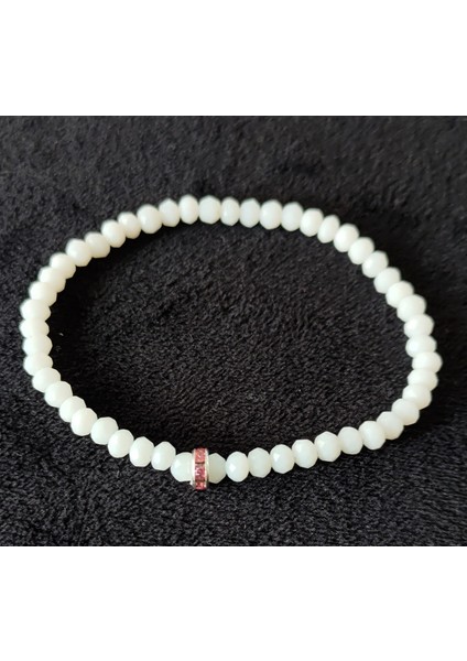 Pembe Beyaz Miasol Renkli Yeni Geldi Stil Cam Kristal Boncuklu Halat Mesafe Bilezik Femme Kadınlar & Kızlar Için El Yapımı Wrap Bileklik (Yurt Dışından)