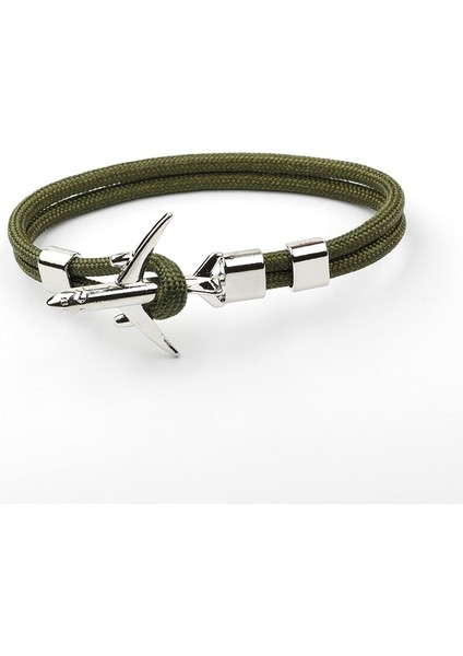 A16 Nıuyıtıd Uçak Çapa Charm Erkekler Bilezikler Kadın Havaalanı Moda Halat Zincir Paracord Havacılık Hayat Takı Pulseras Hombres (Yurt Dışından)