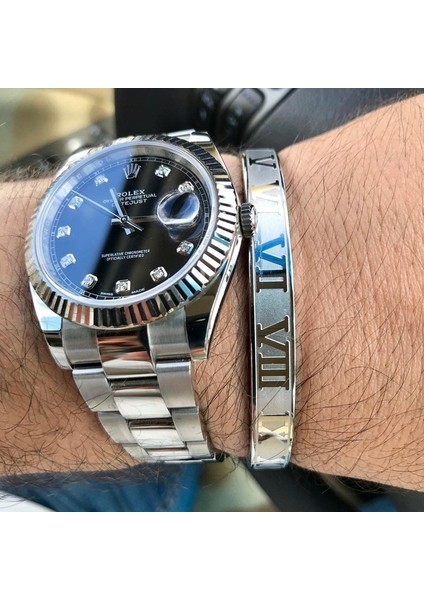 Kadın Boyutu Stili Altın Aşk Romen Rakamlı Erkek Kadın Bilezik Bileklik Titanyum Çelik 4 Renk Çift Bileklik Bileklik Erkekler Kadınlar Için Takı Hediye (Yurt Dışından) fiyatları