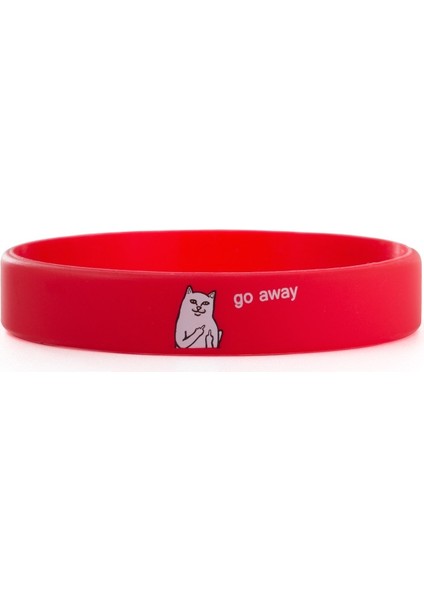 20CM Tarzı Kırmızı Kişilik Gitmek Komik Kedi Bilezik Silikon Kauçuk Bileklik Kadın Erkek Için Trendy Bilezik (Yurt Dışından)