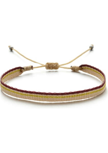 QQSL048 Zmzy Yeni El Yapımı Halat Bilezik Boho Kolombiyalı Wayuu Bilezik Şanslı Tibet Dize Bilezik ve Bilezikler Kadın Erkek Etnik Hediye Için (Yurt Dışından)