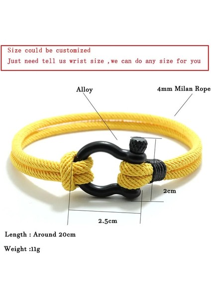 21CM Tarzı Deniz Mavisi Siyah Şık Adam Bilezik 4mm Şanslı Halat Braclet Homme Erkek Arkadaşı Için Aşk Hediyesi Açık Hayatta Kalma Brazalete Pulseira Masculina Takı (Yurt Dışından)