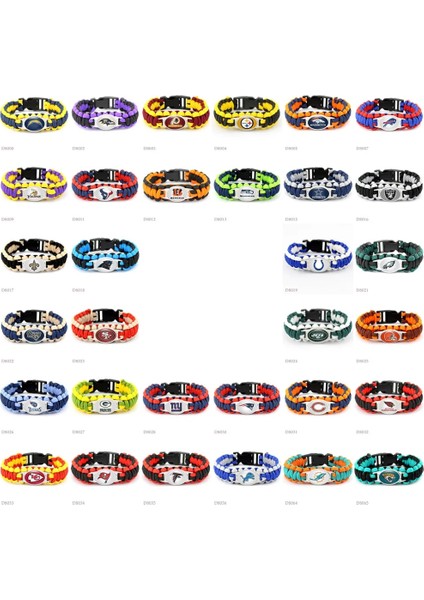 Mavi Bana Resimleri Özel Futbol Basketbol Buz Hokeyi Takımına Gönderin Charm Paracord Survival Bilezik ve Erkek Kadın Için Bilezikler (Yurt Dışından) modelleri