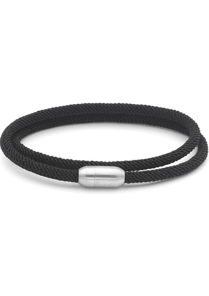 Açık Mavi Nıuyıtıd Yeni Varış Milan Halat Bilezik Erkek Kadın Paslanmaz Çelik Mıknatıs Boyfriend Için Wrap Braslet Aksesuarları Çekmek (Yurt Dışından) fırsatları