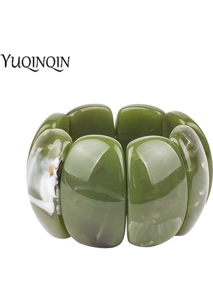 Siyah Klasik Reçine Manşet Moda Büyük Bilezikler Bilezikler Kadınlar Için Streç Akrilik Geniş Geometrik Bilezikler Kadın Charm Basit Takı (Yurt Dışından) modelleri