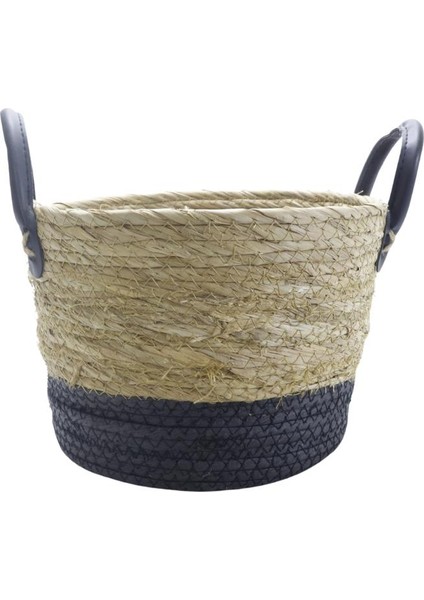 Dekoratif Dayanıklı Rattan Hasır Sepet Küçük Boy