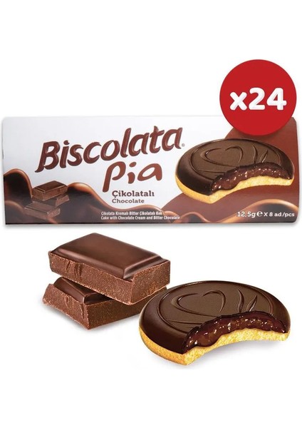 Pia Çikolatalı 100 gr x 24 Adet