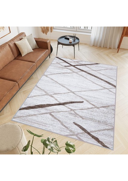 Dijital Baskı Yıkanabilir Kaymaz Taban Salon Halısı ve Yolluk LNA0707