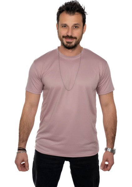 Aşırı Terleme Önleyici Bisiklet Yaka T-Shirt, Ter Sızdırmaz, Çift Katmanlı