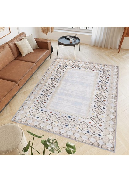 Dijital Baskı Yıkanabilir Kaymaz Taban Salon Halısı ve Yolluk RVG0723