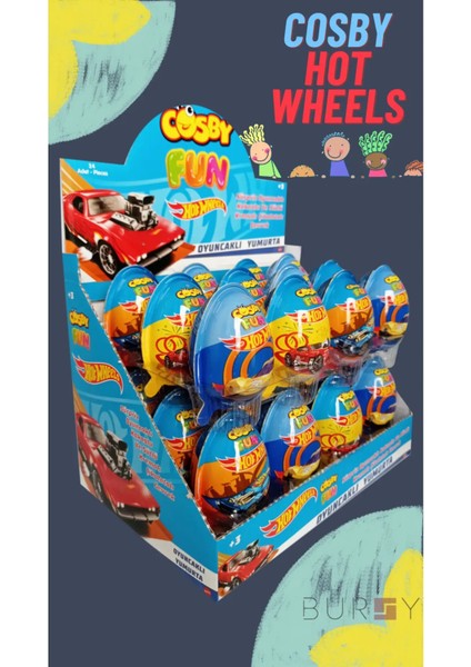 Fun Hotwheels 20 gr x 24