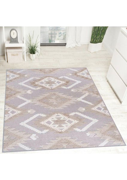 Dijital Baskı Yıkanabilir Kaymaz Taban Salon Halısı ve Yolluk RVG0728