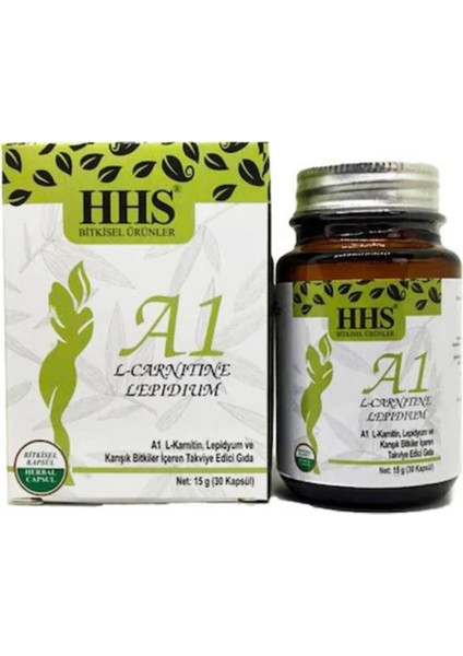 Hhs A1 L-Carnitine Lepidium - Bitkisel 30 Kapsül