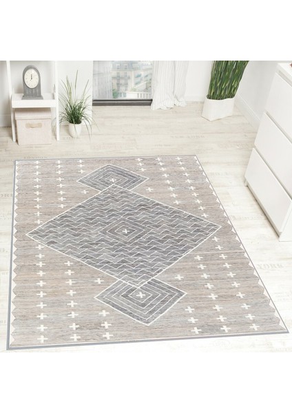 Dijital Baskı Yıkanabilir Kaymaz Taban Salon Halısı ve Yolluk RVG0727
